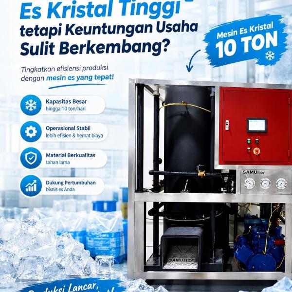 Mengapa Permintaan Es Kristal Tinggi tetapi Keuntungan Usaha Sulit Berkembang?